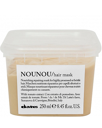 Davines Essential Haircare NOUNOU Nourishing repairing mask - Питательная восстанавливающая маска для волос 250 мл - hairs-russia.ru